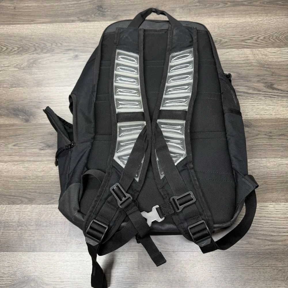 Nike EYBL Backpack Team Issued Exclusive Rare Travel Elite Black/White Logo READ